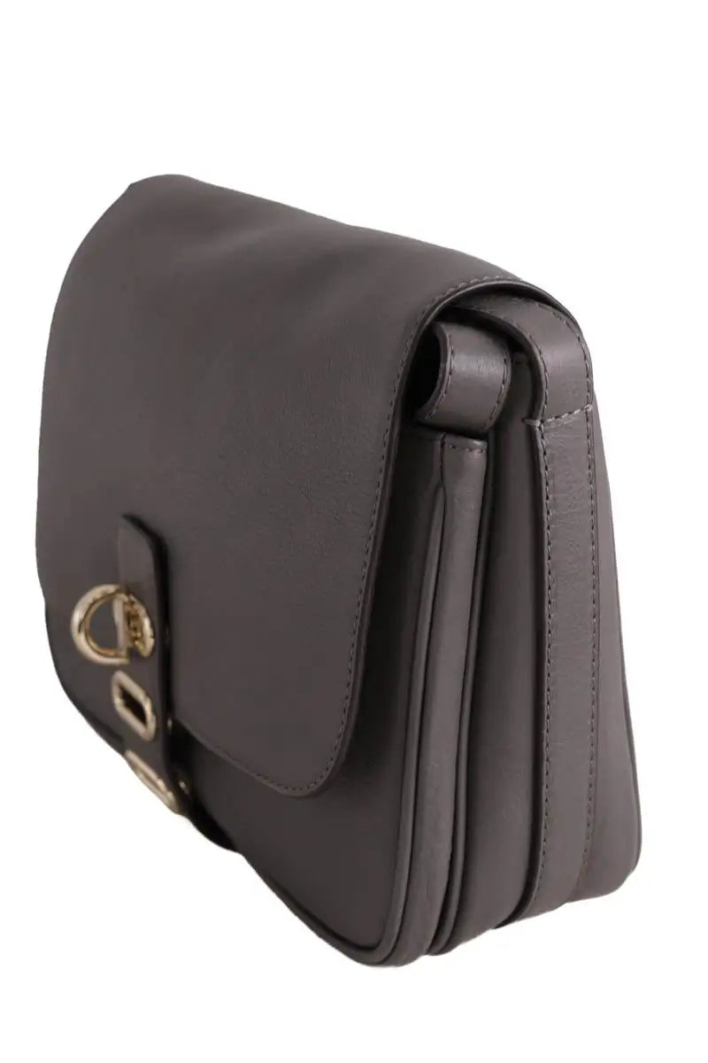 Sac à bandoulière Tila March Gris en Cuir