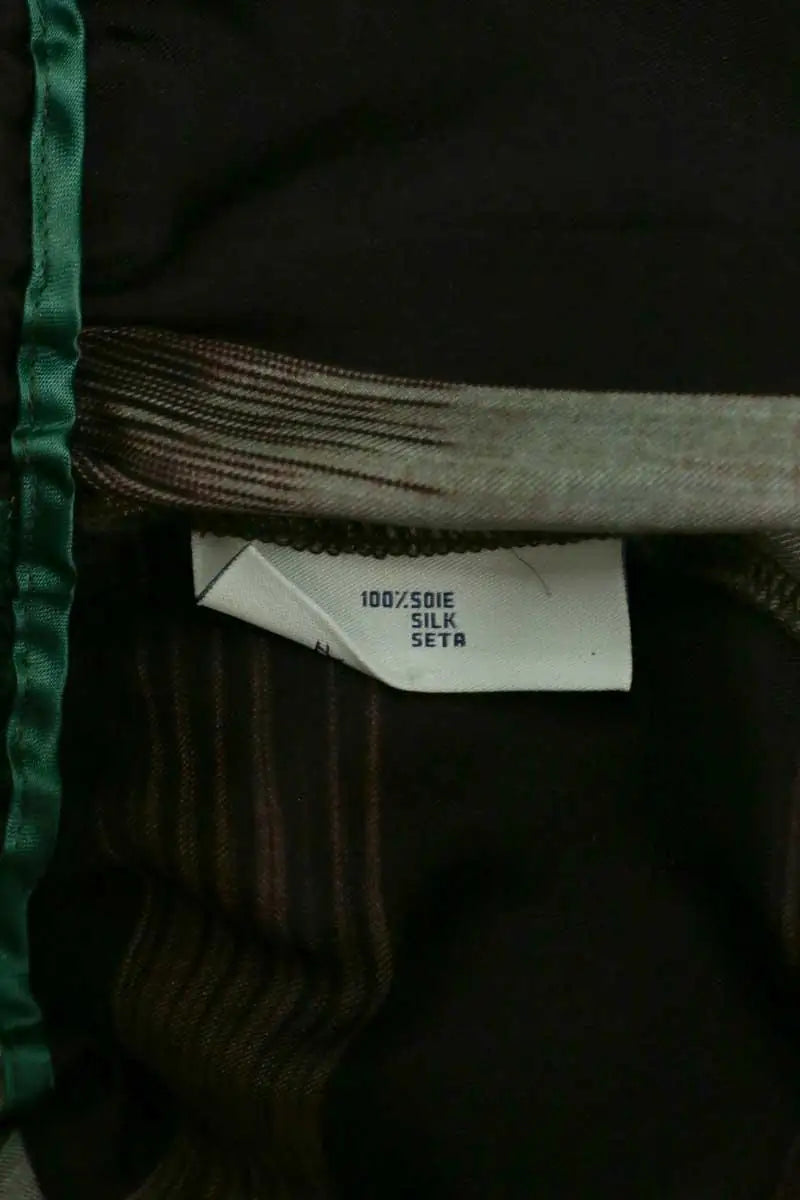 Pantalon droit Pierre-Louis Mascia Multicolore en Soie