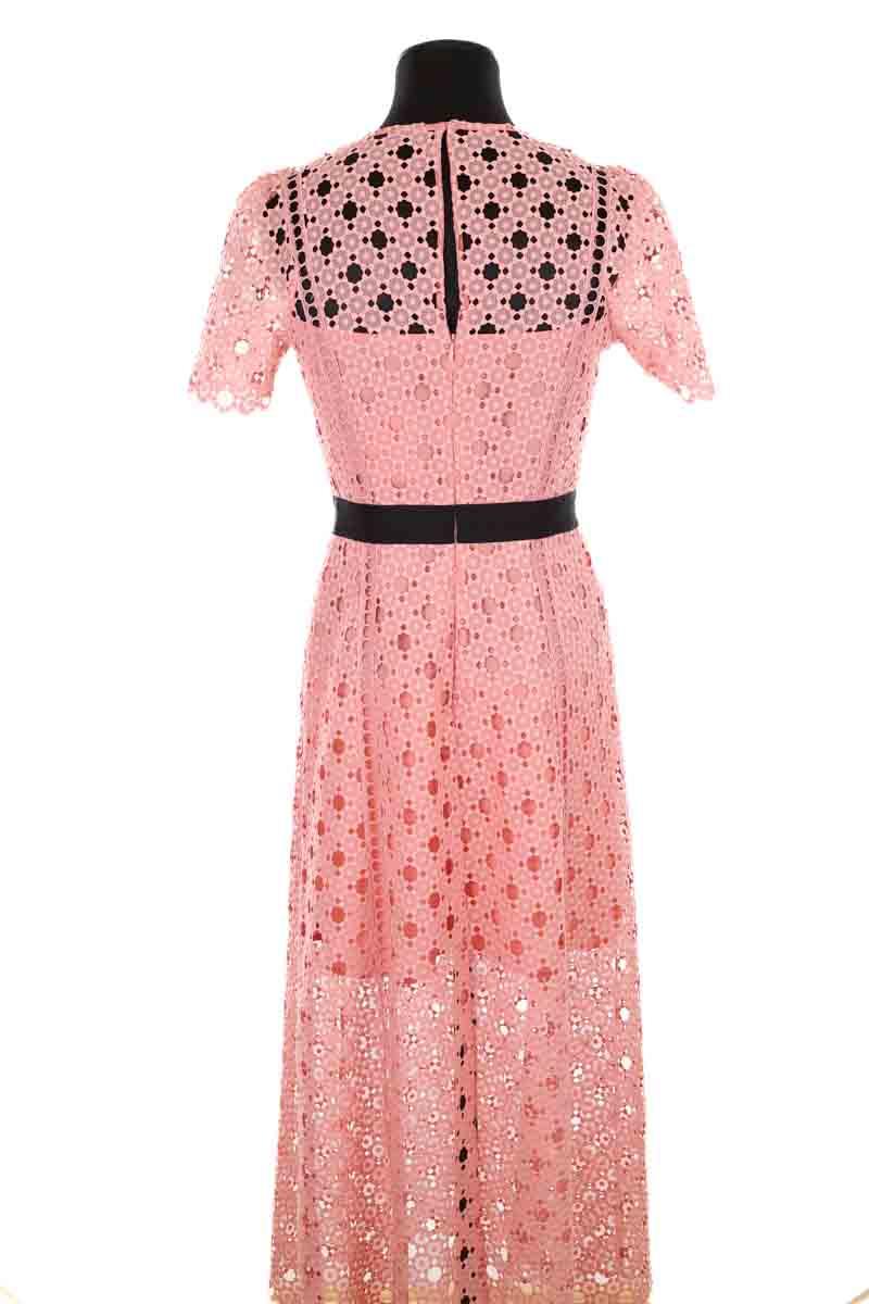 Robe Cocktail Sandro Mikka - Dentelle Bleue - Taille 2 - Neuve Avec étiquettes