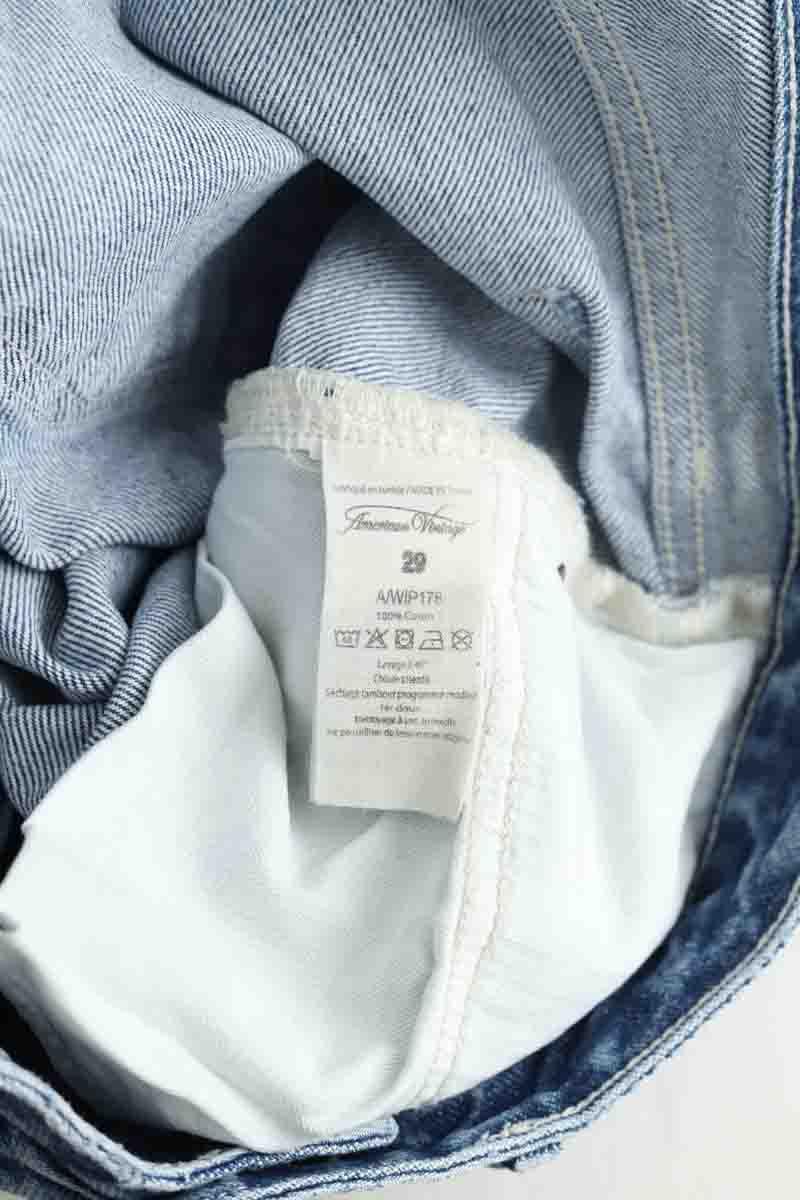 Droit American Vintage  Bleu