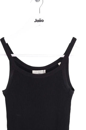 Top sans manche Sandro Noir en Viscose