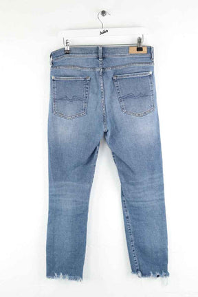 Slim 7 For All Mankind  Bleu