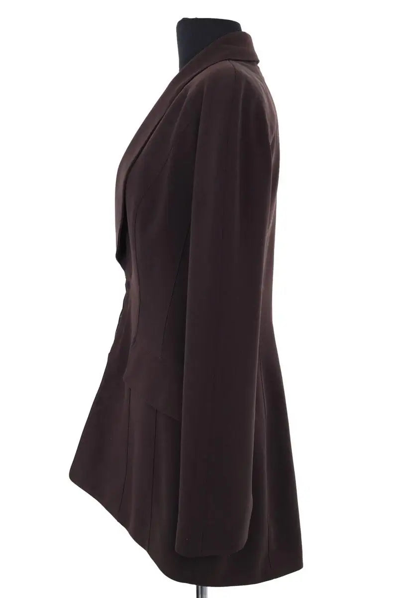 Veste Mugler Marron en Synthétique