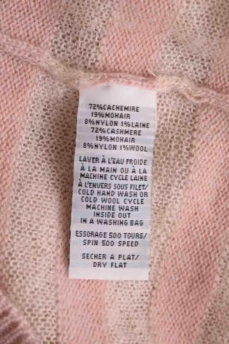 Pull Eric Bompard Rose en Cachemire