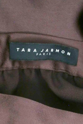 Jupe Tara Jarmon Marron en Synthétique
