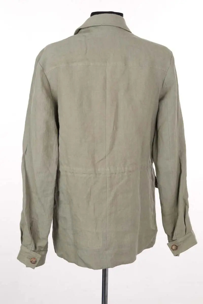 Veste Ines de la Fressange Kaki en Lin