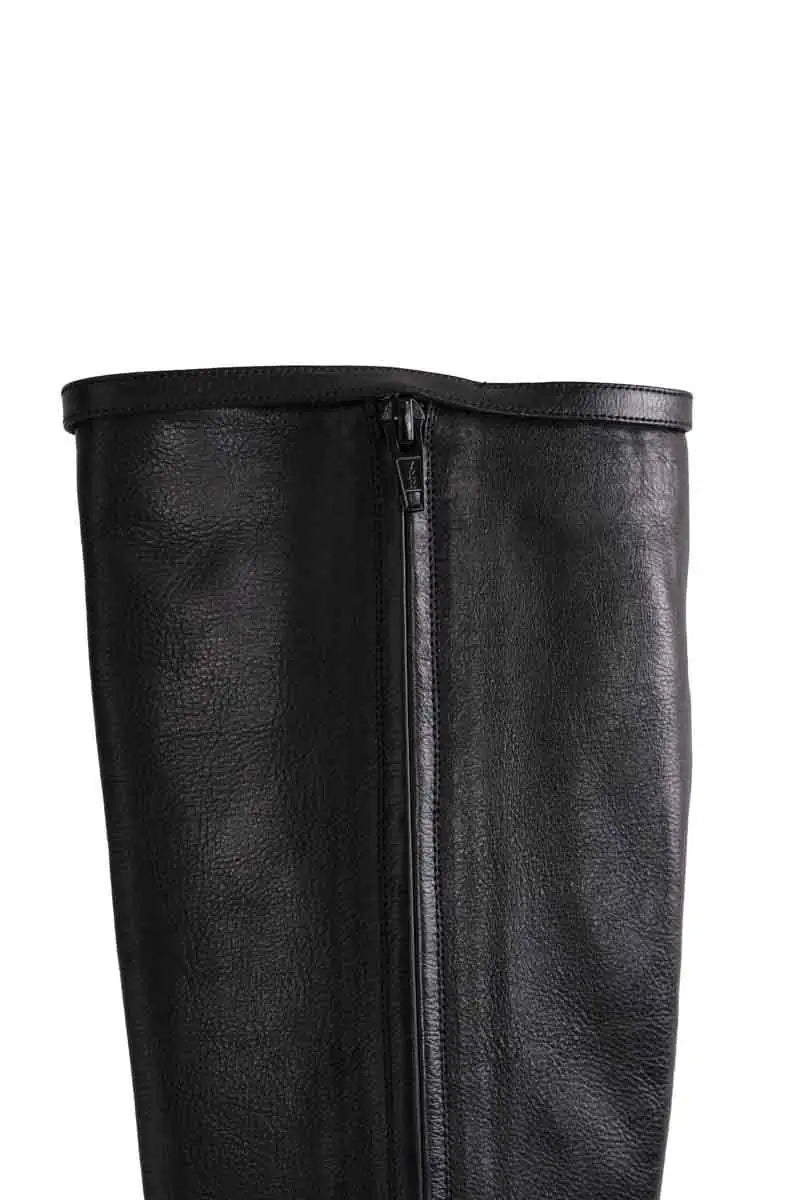 Bottes Saint Laurent Noir en Cuir