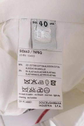 Jupe Dolce & Gabbana Blanc en Coton