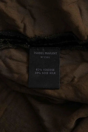 Blouse Isabel Marant Étoile Noir en Velours