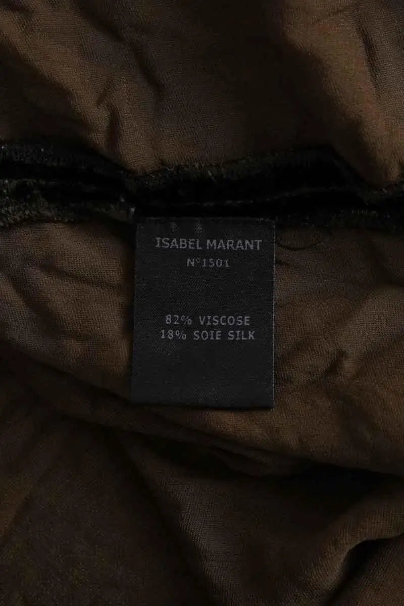 Blouse Isabel Marant Étoile Noir en Velours