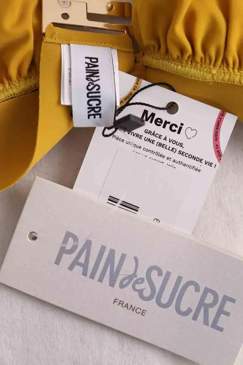 Maillot de bain Pain De Sucre Anea Jaune en Synthétique
