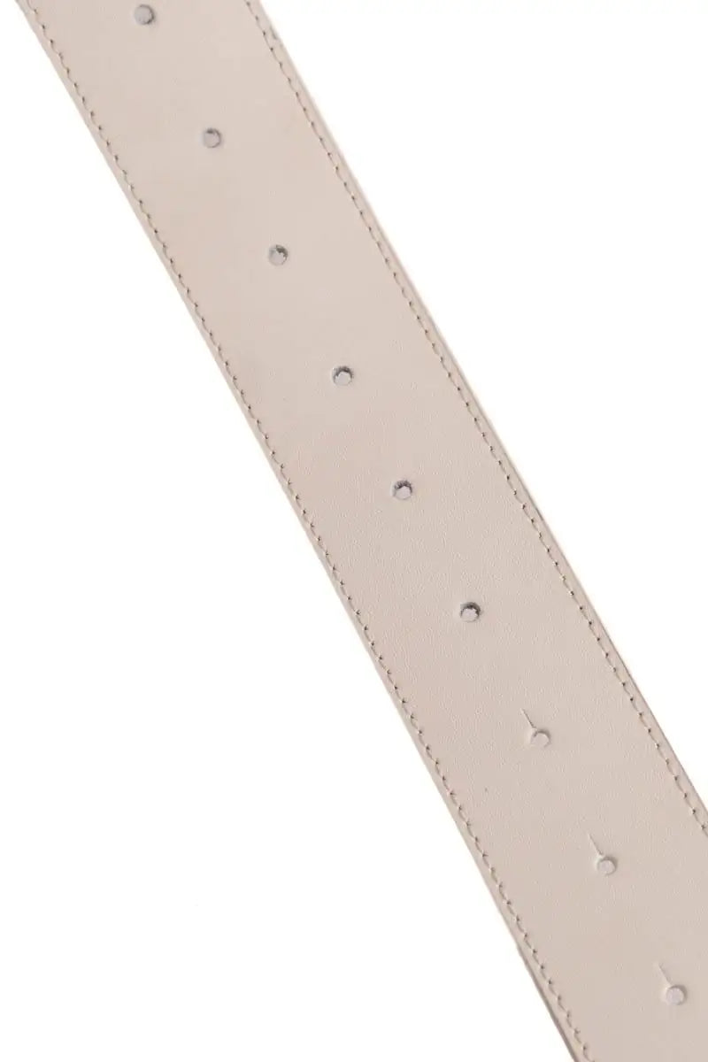 Ceinture en cuir Pinko Ecru en Cuir