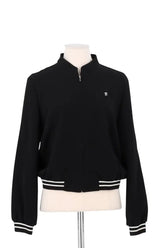 Veste Claudie Pierlot Noir en Synthétique, taille L - Seconde Main