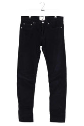 Pantalon droit Sandro Marine en Velours, taille M - Seconde Main