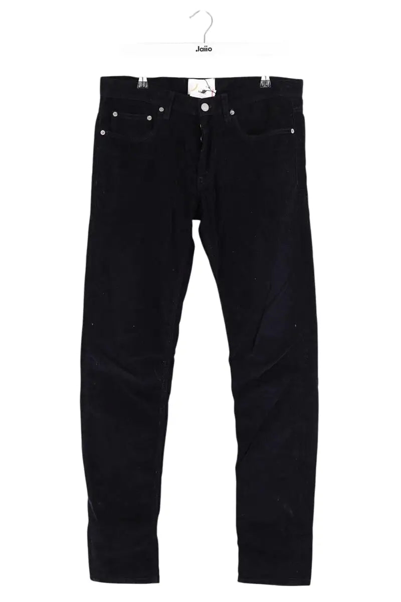 Pantalon droit Sandro Marine en Velours, taille M - Seconde Main