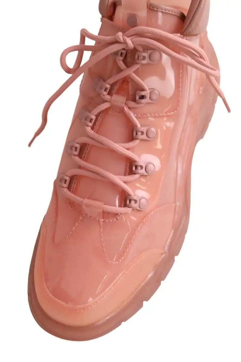 Baskets Charles & Keith Rose en Plastique