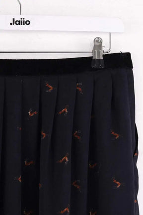 Jupe Claudie Pierlot Marine en Synthétique