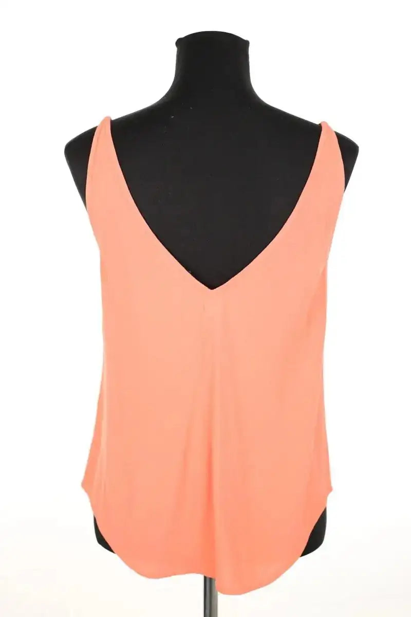 Top sans manche Bash Orange en Polyester