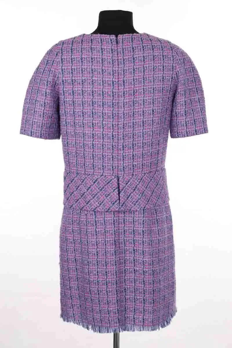 Robe Lanvin Violet en Laine