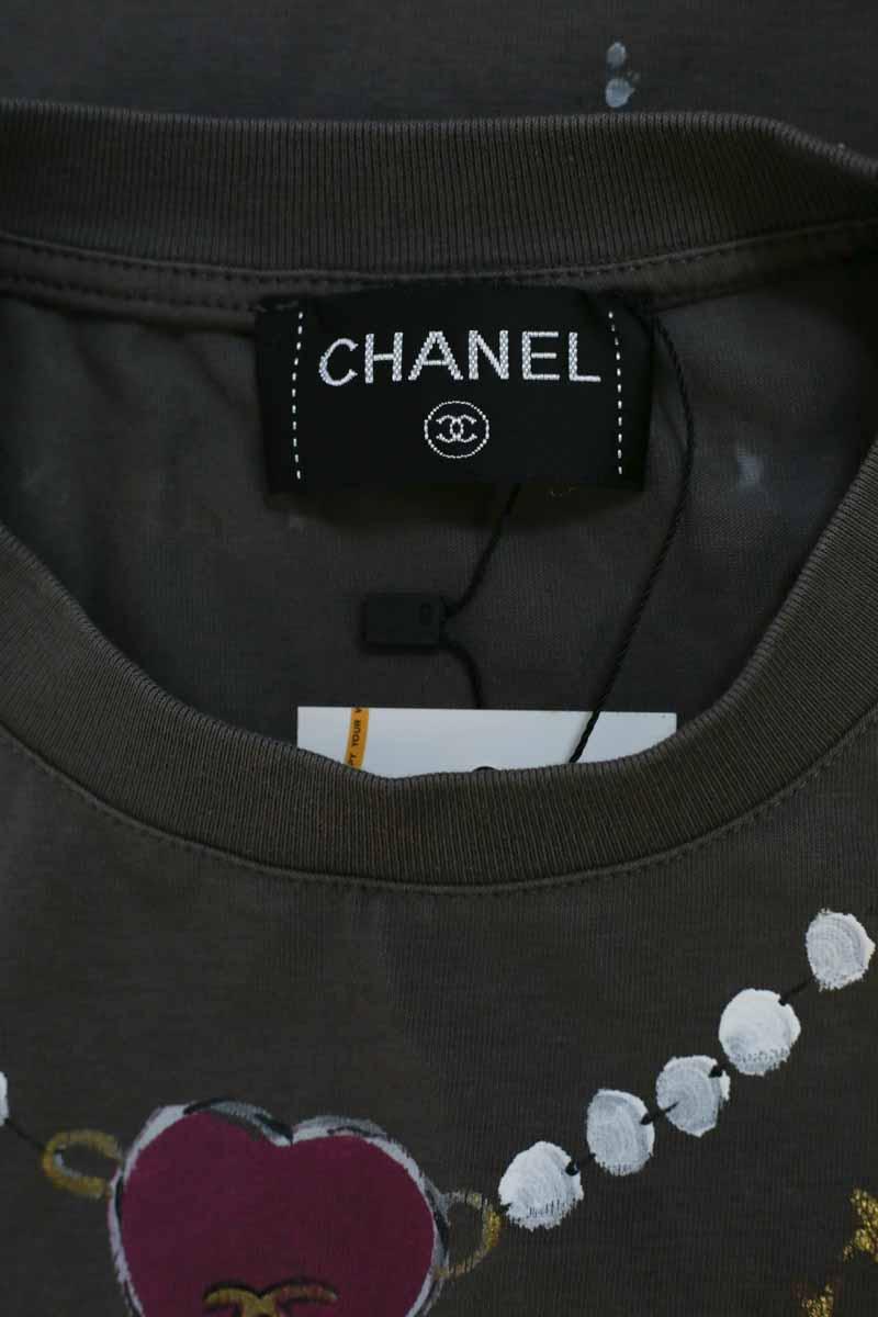 T-shirts Chanel  Gris