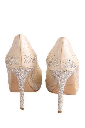 Talons Jimmy Choo Beige en Cuir