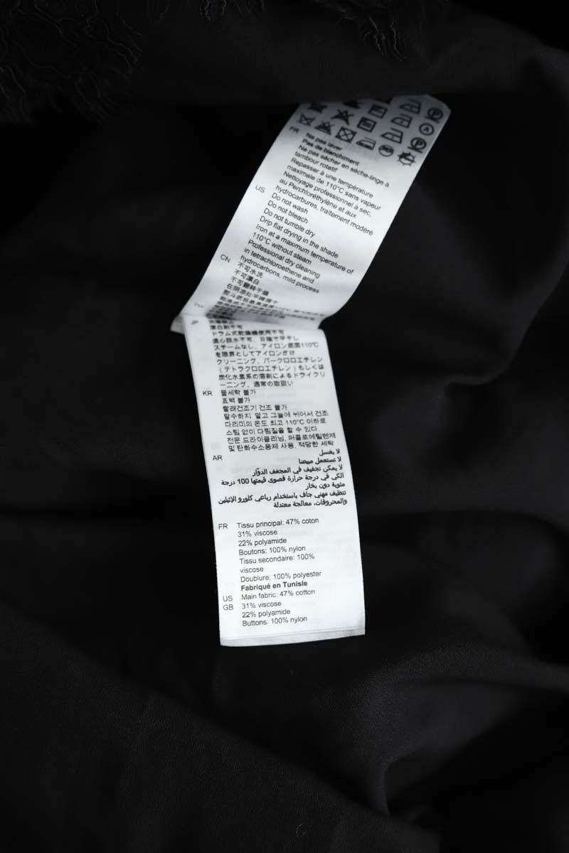 Mi-longueur Sandro  Noir