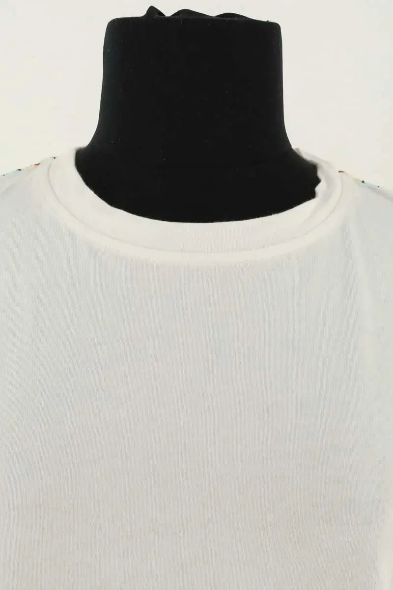 T-shirt Maje Blanc en Viscose
