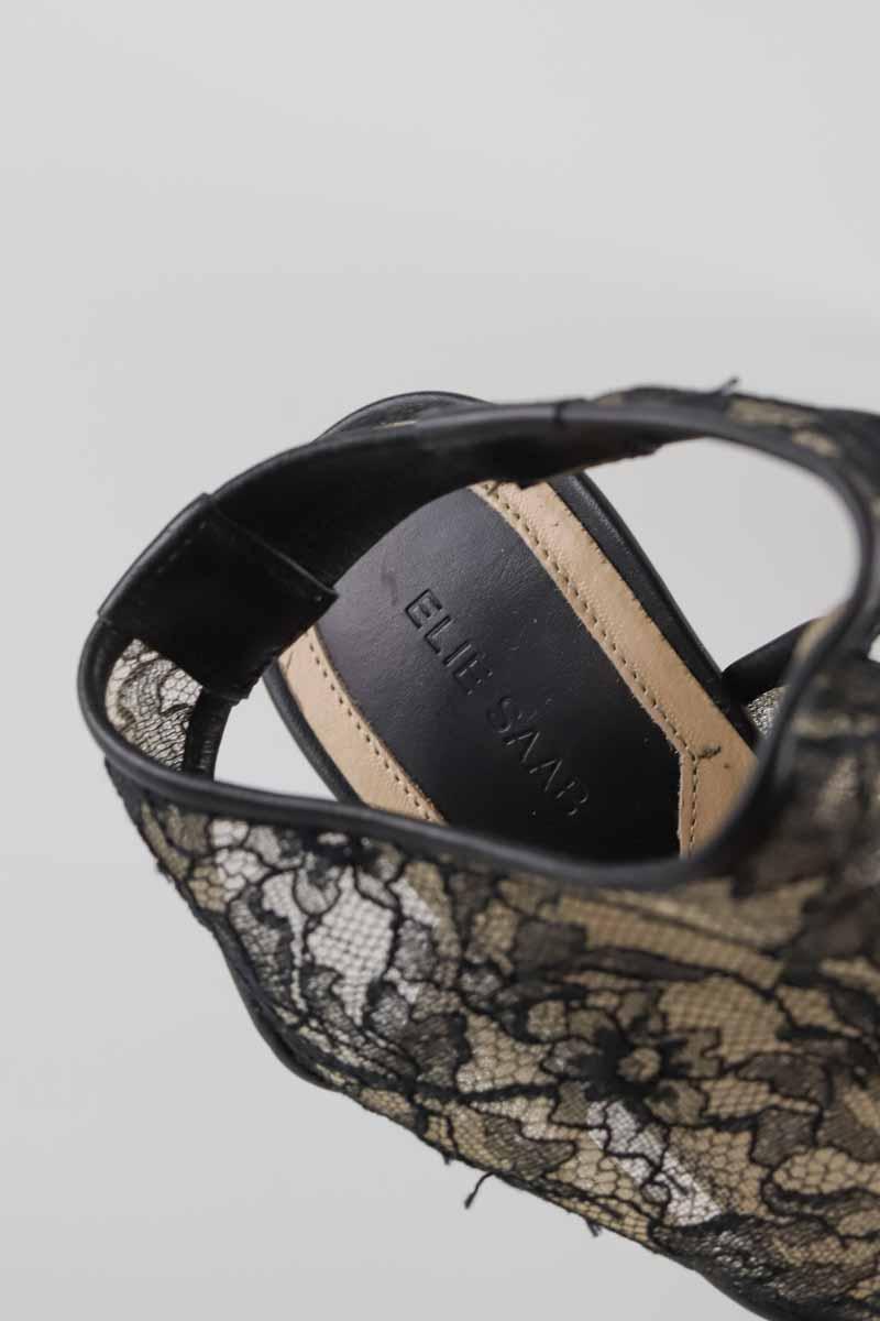 Talons Elie Saab  Noir