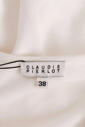 Robe Claudie Pierlot Blanc en Synthétique