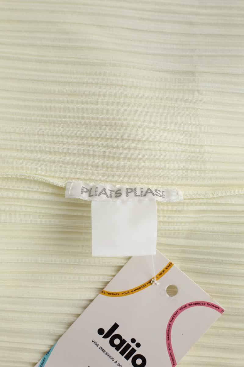 Top Pleats Please  Blanc