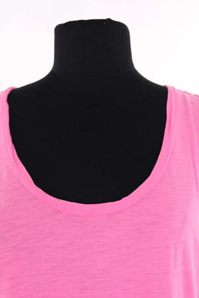 Top sans manche American Vintage Rose en Coton