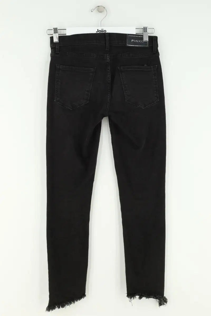 Jean slim Pinko Noir en Coton