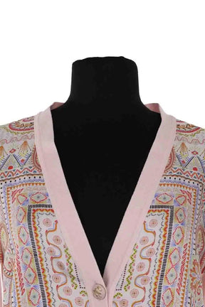Cardigan Etro Rose en Coton