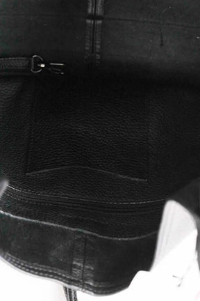 Sac porté épaule Longchamp Roseau Noir en Cuir