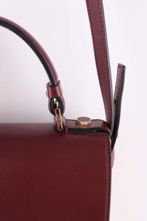 Bandoulière Lancel Pia Bordeaux