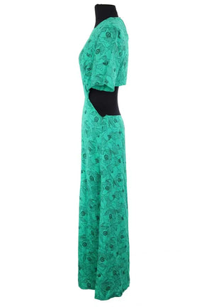Robe The Kooples Vert en Viscose