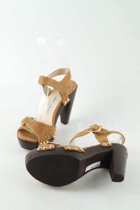 Talons Jimmy Choo  Marron