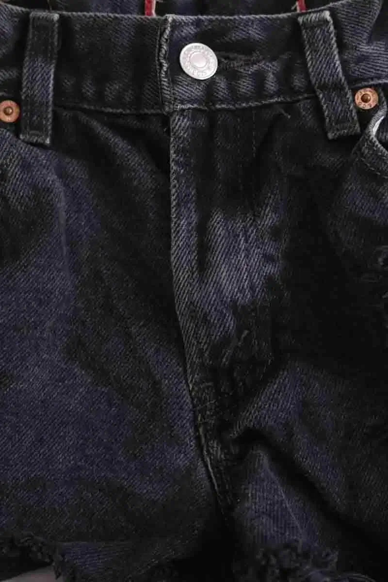 Mini short Levi's 550 Noir en Coton