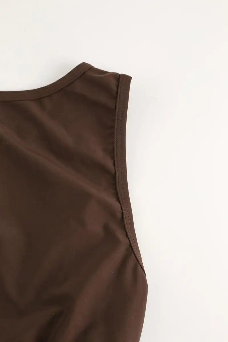 Brassière Luz Élise  Marron en Polyamide