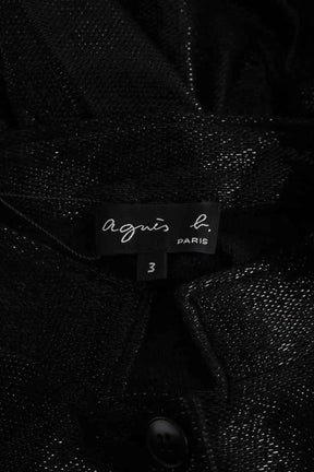 Gilet Agnès B. Noir en Viscose