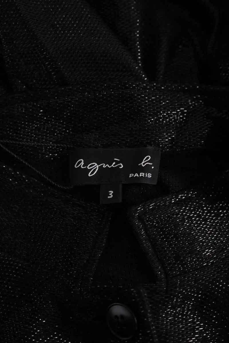 Gilet Agnès B. Noir en Viscose
