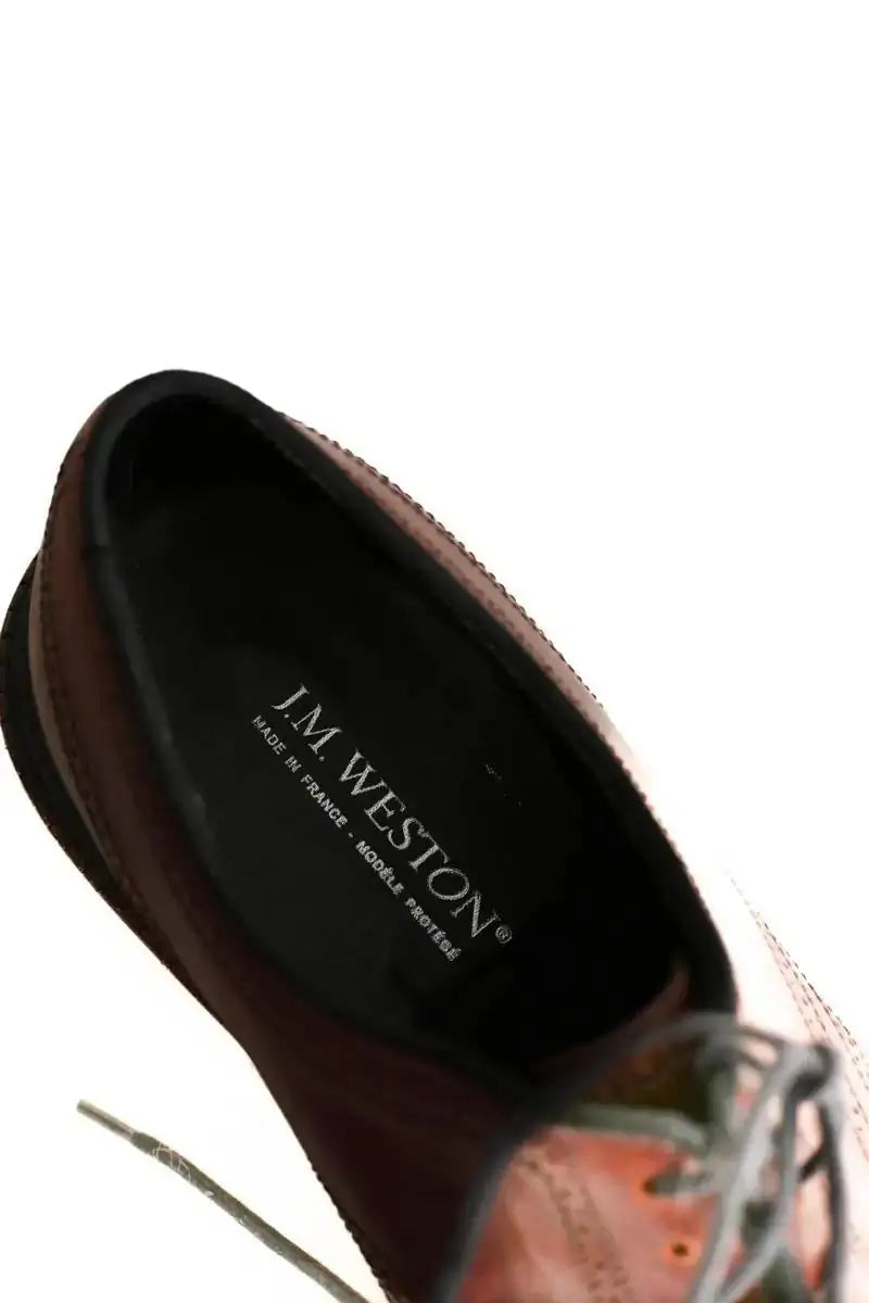 Mocassins JM Weston Marron en Cuir
