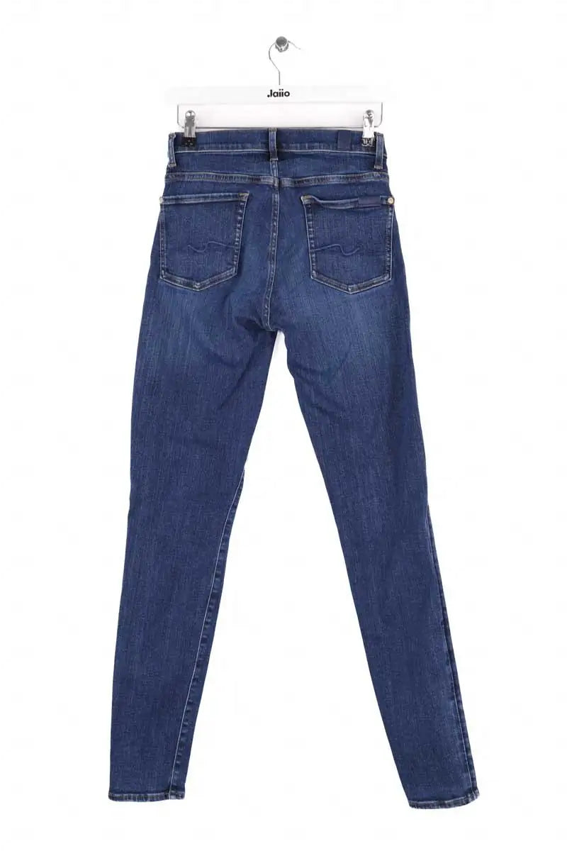 Jean slim 7 For All Mankind Bleu en Coton