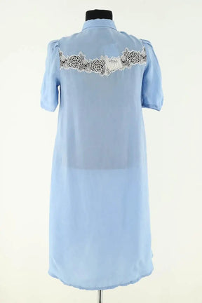 Robe Sandro Bleu en Synthétique