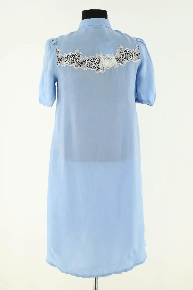 Robe Sandro Bleu en Synthétique