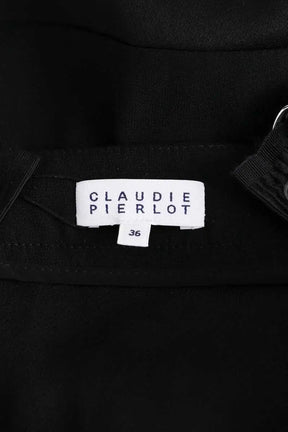 Mini jupe Claudie Pierlot Noir en Synthétique