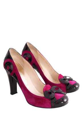 Talons Emporio Armani Violet en Daim