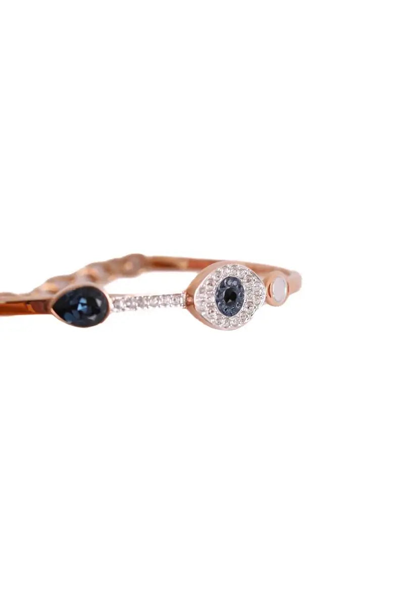 Bracelet Swarovski Rose en Acier