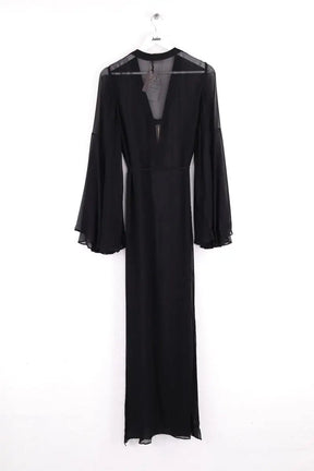 Robe Kaftan Agent Provocateur Noir en Soie