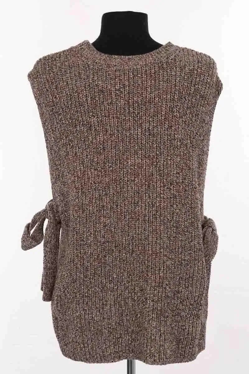 Pull Officine Générale Marron en Coton